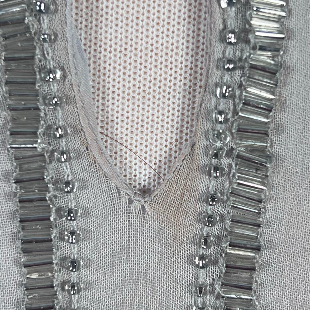Belle Badgley Mischka Women’s Viscose Ombré Beaded Cocktail Party Dress size 10 - Picture 6 of 15